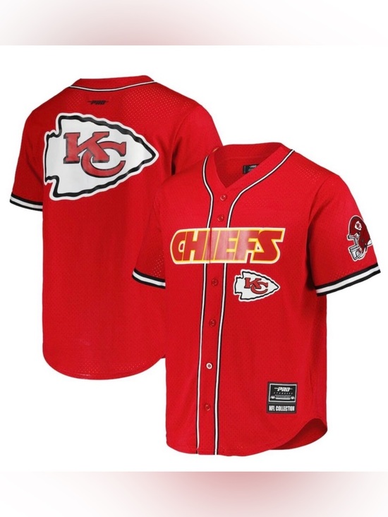 Pro Standard Other - NWT [Pro Standard] Kansas City Chiefs Mesh Button Down Jersey Men's Sz Large